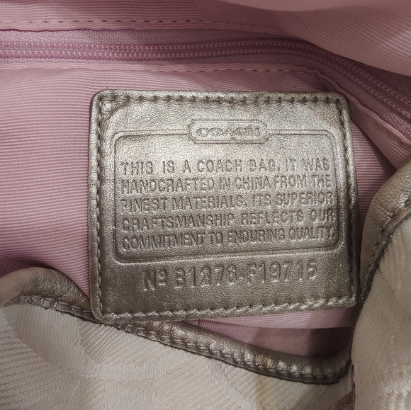 Coach Kyra Daisy Signature Medium Backpack Off white &  khaki B1276-F19715 - Picture 3 of 8